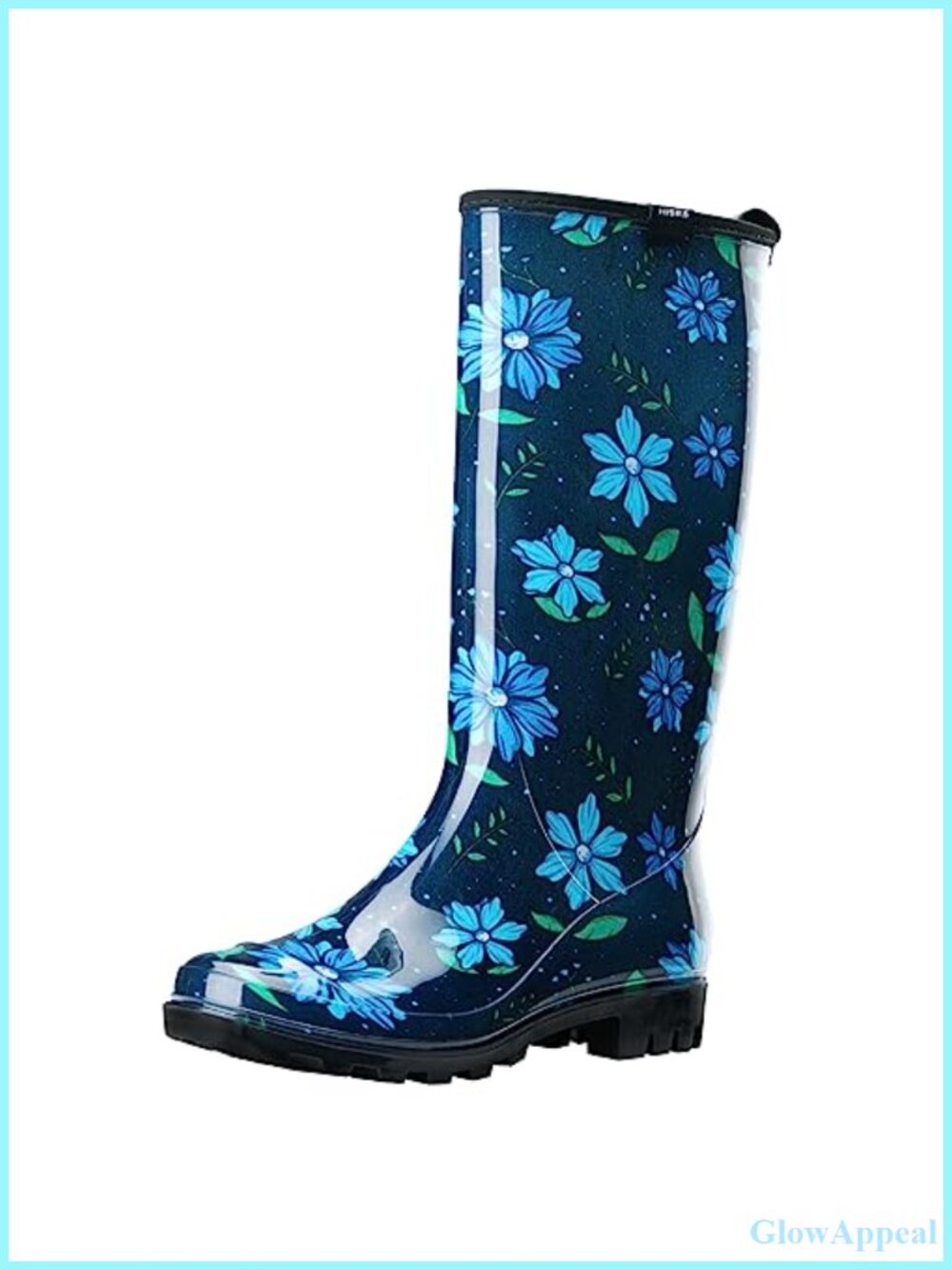 HISEA Women's Tall Rain Boots Slim Calf Waterproof Knee-High Garden Boots